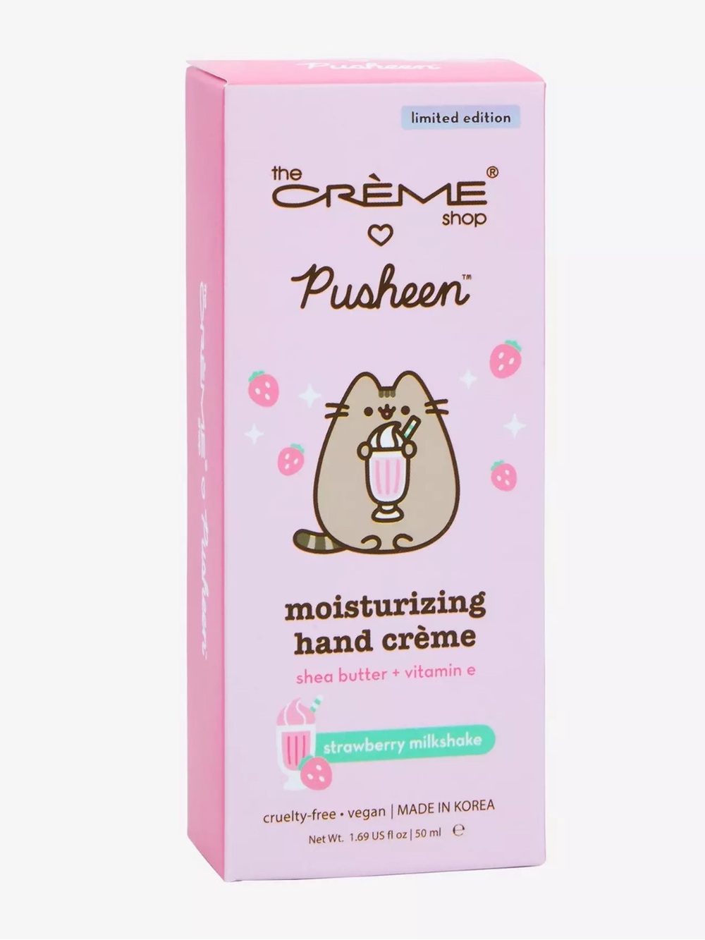 The Crème Shop x Pusheen New Strawberry Milkshake Moisturizing Hand Crème
